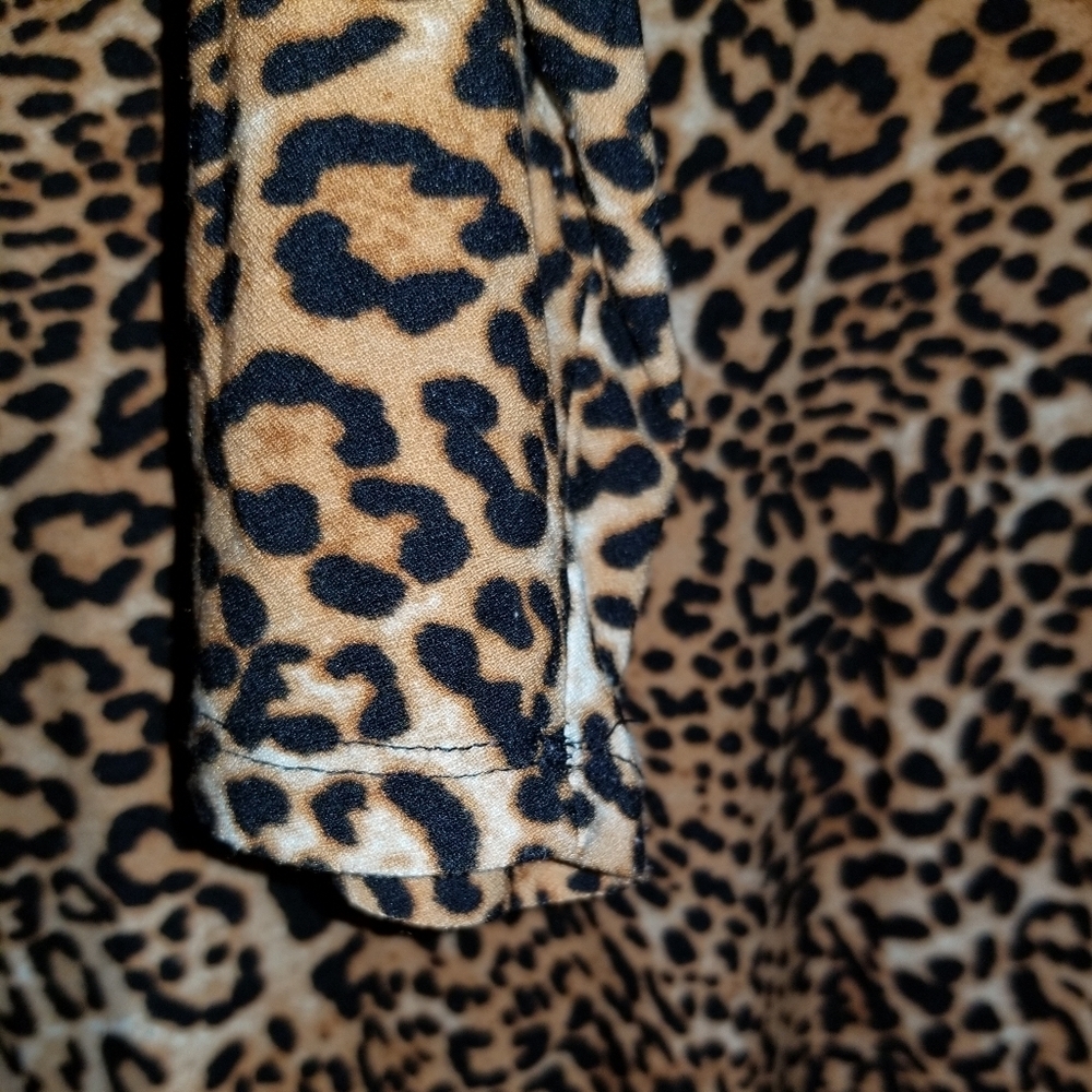 Lily Morgan Womens Cheetah Leopard Print Stretchy Dress Label Reads Size Small - Picture 7 of 14